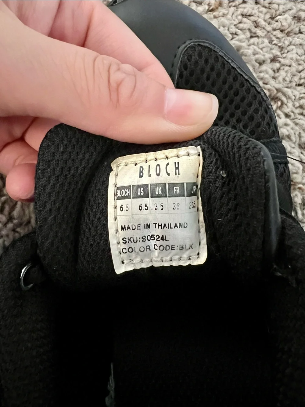 Bloch breathable mesh